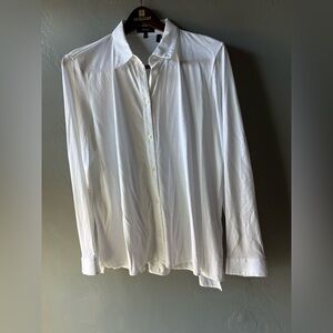 Theory White Button Up - Size M